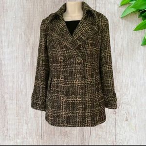 Trina Turk Multicolor Tweed Coat Jacket 4